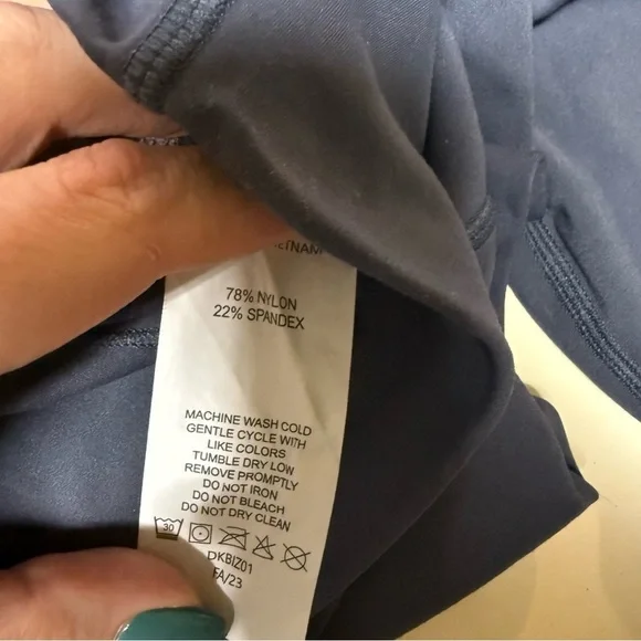 Quince Womens Gray Skinny Leggings Size Large Athletic Gym Running Casual - Picture 7 of 7